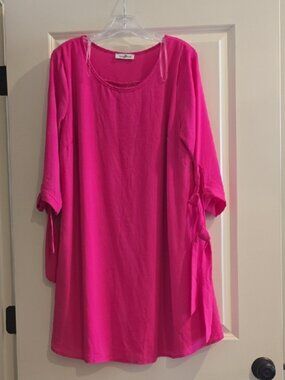 Vibrant Pink Tunic Dress
